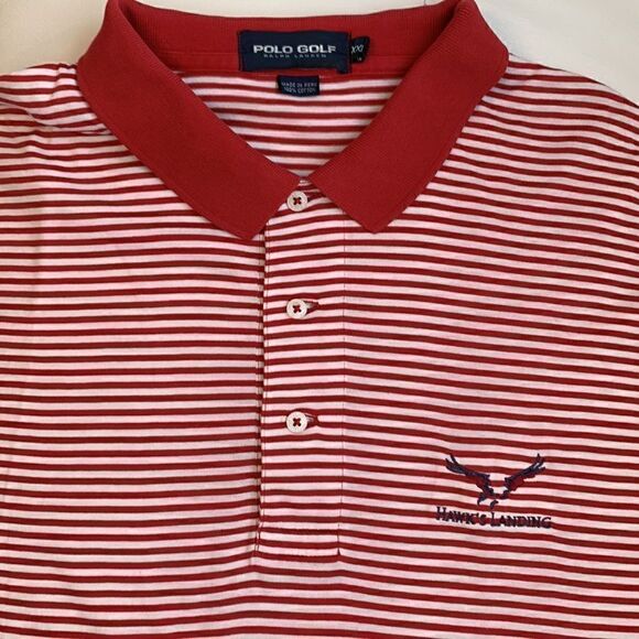 POLO GOLF Ralph Lauren Mens stripe shirt. Size2XL - Picture 8 of 9